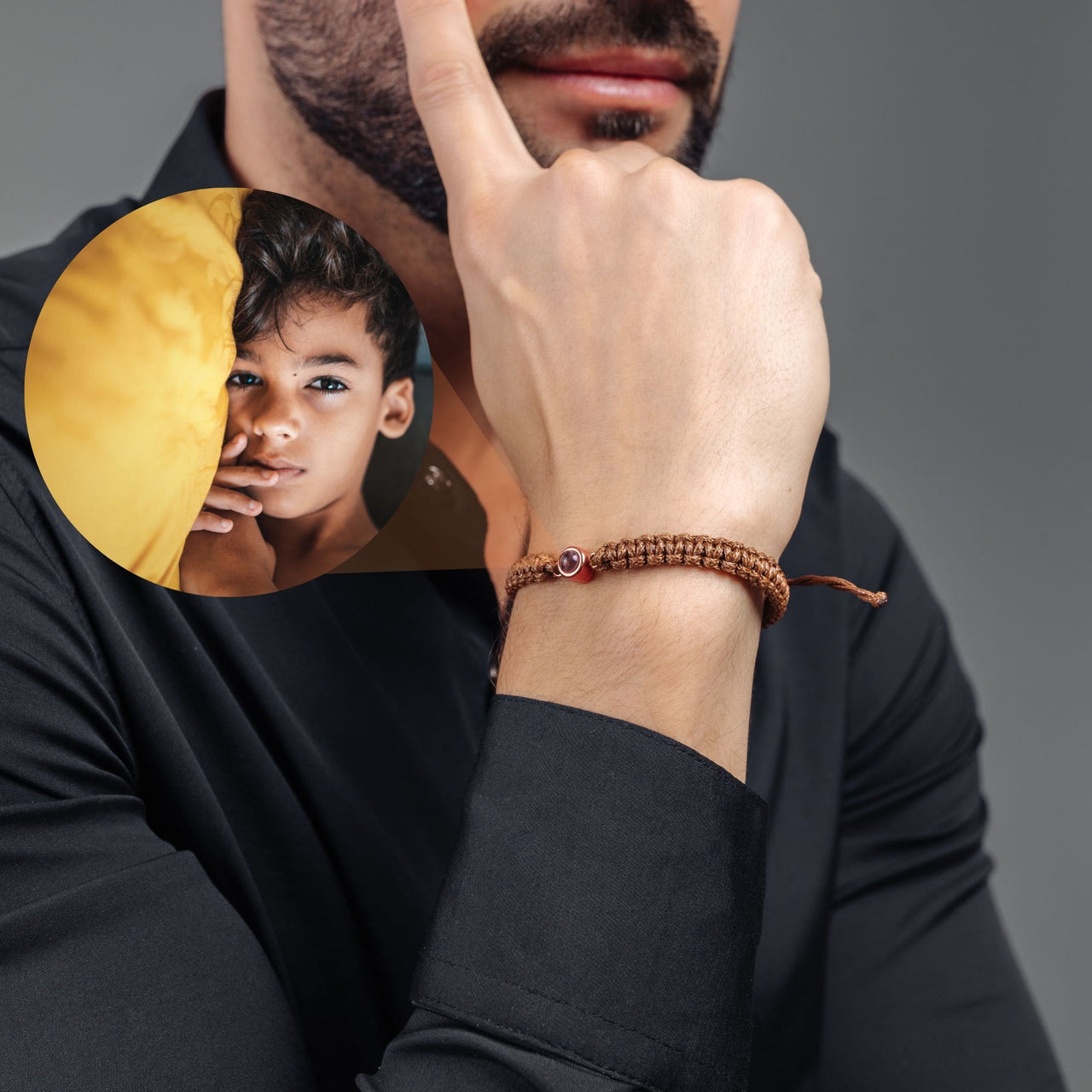 Brother & Sisters Bracelet Man Photo Bracelet