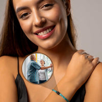 Thumbnail for Circle Personalized Photo Bracelet - Personalized Gift - Custom Jewelry For Her & Him - Custom Bracelet Picture - Personalised Photo Gift Bracelet Brother & Sisters