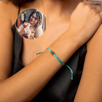 Thumbnail for Circle Personalized Photo Bracelet - Personalized Gift - Custom Jewelry For Her & Him - Custom Bracelet Picture - Personalised Photo Gift Bracelet Winterfresh / Rose Gold Brother & Sisters