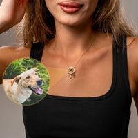 Thumbnail for Dream Catcher Photo Personalised Necklace  - Photo Necklace - Photo Projection Necklace Necklace Brother & Sisters