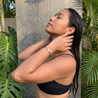 Thumbnail for Motivations armband — unter der Dusche getragen, wasserfest, Roségold | SKU: 4214557-imitation-rhodium-plated