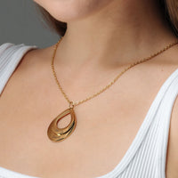 Thumbnail for Drop Name Necklace - Custom Name Necklace - Gifts for Mom - Personalized Gift - Birthday Gifts for Her Necklace Gold / 2 Drops Brother & Sisters