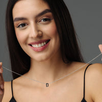 Thumbnail for Gold Necklace for a Woman - Iconic Initial Necklace - Woman Necklace - Letter Necklace - Silver Necklace Necklace Brother & Sisters