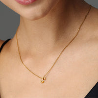 Thumbnail for Gold Necklace for a Woman - Iconic Initial Necklace - Woman Necklace - Letter Necklace - Silver Necklace Necklace Gold / A Brother & Sisters