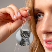 Thumbnail for Infinite Photo Personalised Necklace  - Photo Necklace - Photo Projection Necklace Necklace Brother & Sisters