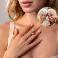 Thumbnail for Infinite Photo Personalised Necklace  - Photo Necklace - Photo Projection Necklace Necklace Brother & Sisters