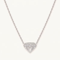 Thumbnail for Geometrische ketting — productfoto op witte achtergrond, zilver | SKU: 12791388-white-gold