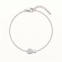 Thumbnail for Ananas armband — Produktfoto auf weißem Hintergrund, Silber | SKU: 9178613-white-gold