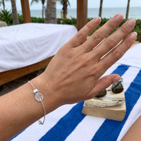Thumbnail for Ananas armband — getragen, echte Größe, Silber | SKU: 9178613-white-gold