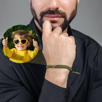 Thumbnail for Man Bracelet - Men’s Personalised Bracelet - Personalized Gift - Custom Jewelry For Him - Custom Bracelet Picture - Personalised Photo Gift Bracelet Brother & Sisters