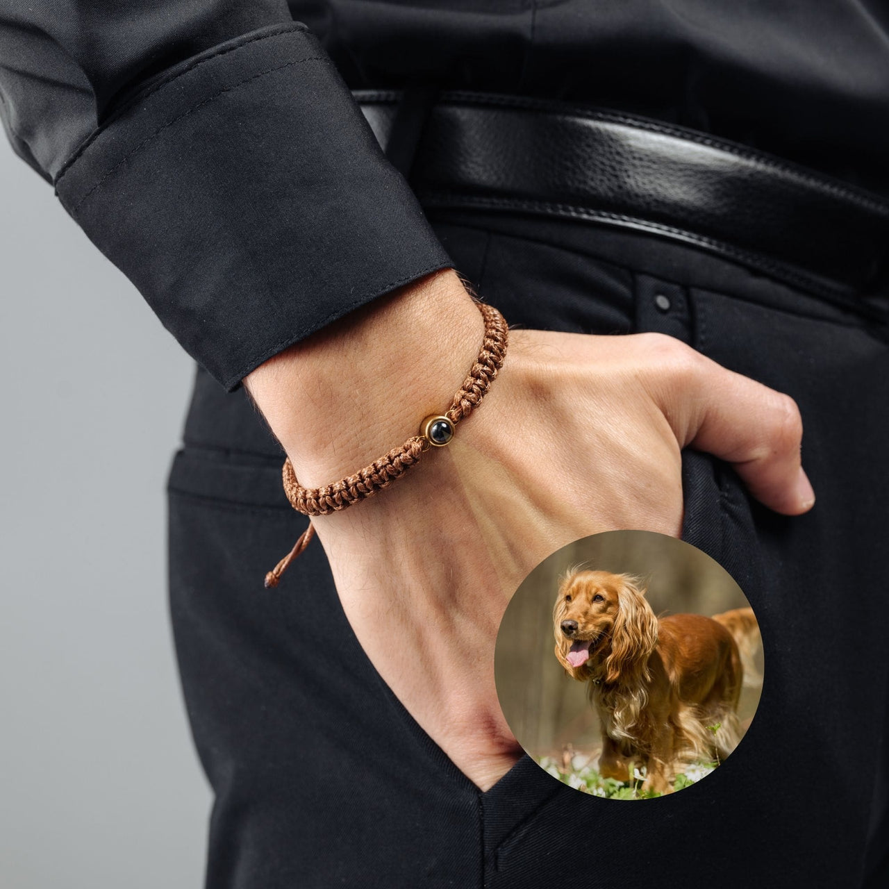 Man Bracelet - Men’s Personalised Bracelet - Personalized Gift - Custom Jewelry For Him - Custom Bracelet Picture - Personalised Photo Gift Bracelet Brother & Sisters