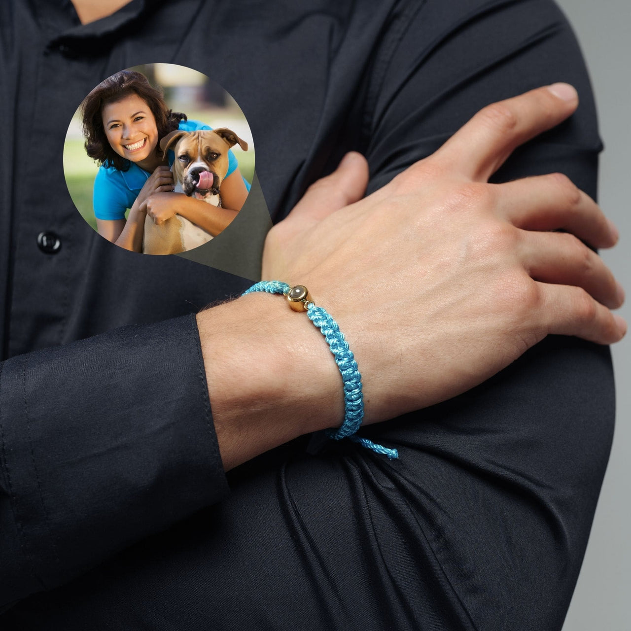 Man Bracelet - Men’s Personalised Bracelet - Personalized Gift - Custom Jewelry For Him - Custom Bracelet Picture - Personalised Photo Gift Bracelet Brother & Sisters