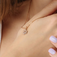Thumbnail for Paw Name Necklace - Custom Name Necklace - Personalized Necklace - Necklace for Best Friend - Gifts for Mother's Day Necklace Brother & Sisters