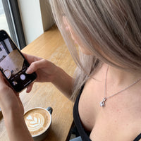 Thumbnail for Collier argent femme — photo portée, taille réelle, argent | SKU: 6309048