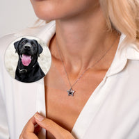 Thumbnail for Star Photo Personalised Necklace  - Photo Necklace - Photo Projection Necklace Necklace Brother & Sisters