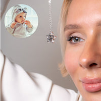 Thumbnail for Star Photo Personalised Necklace  - Photo Necklace - Photo Projection Necklace Necklace Brother & Sisters