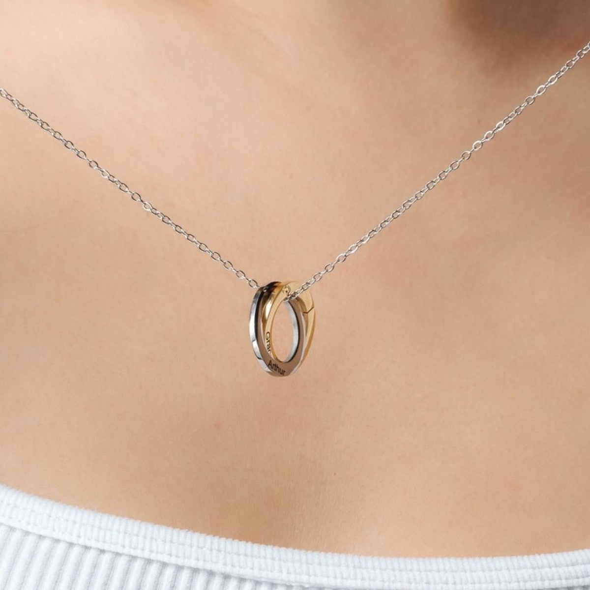 Triple Name Necklace - Custom Name Necklace - Birthday Gifts for Her - Custom Necklace - Necklaces for Girlfriend Necklace Brother & Sisters