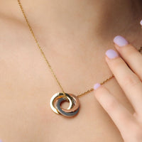 Thumbnail for Triple Name Necklace - Custom Name Necklace - Birthday Gifts for Her - Custom Necklace - Necklaces for Girlfriend Necklace Brother & Sisters