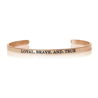 Thumbnail for Bracelet gravé — photo produit sur fond blanc, or rose