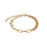 Thumbnail for Gold chain bracelet — product photo on a white background, gold