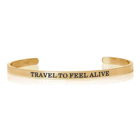 Thumbnail for Reis armband — productfoto op witte achtergrond, goud