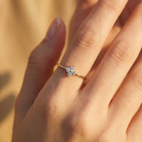 Thumbnail for Kristall Blumen Ring