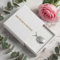 Thumbnail for Floral Photo Locket Necklace