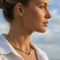Thumbnail for Vali Heart Choker Necklace