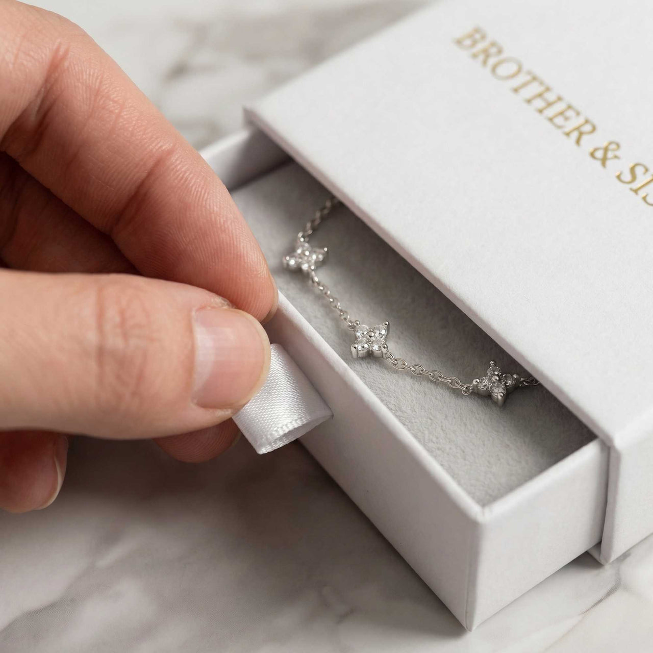 Crystal Flower Bracelet