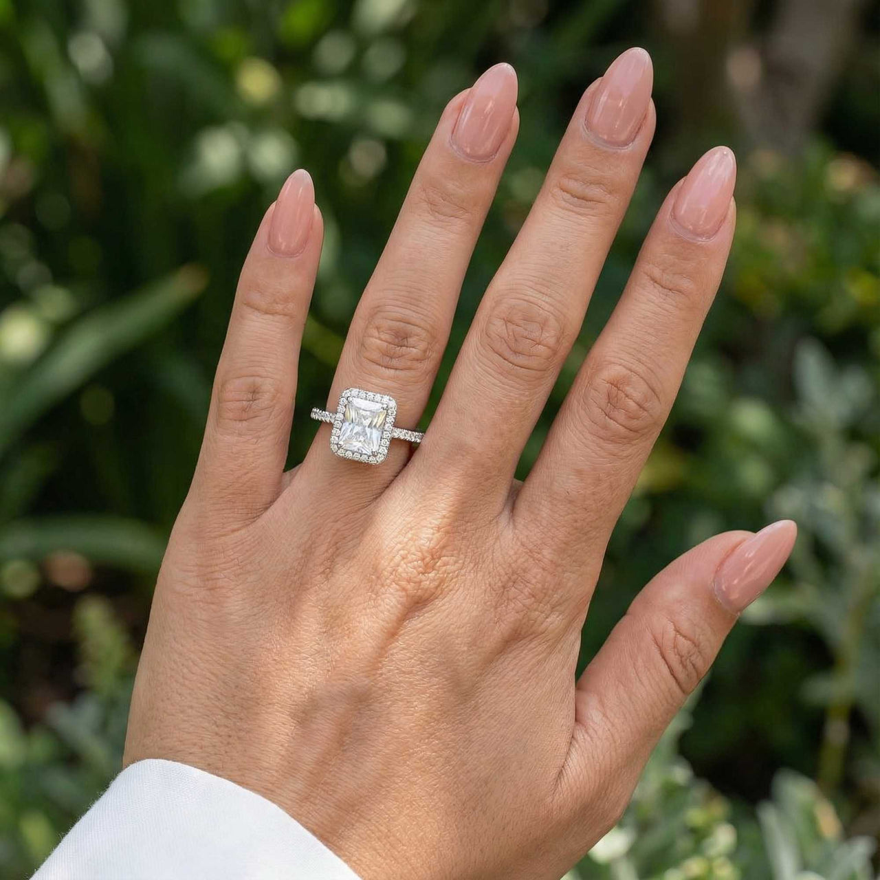 Silberner Rechteckring