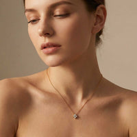 Thumbnail for Kristall Blumen Anhänger Kette