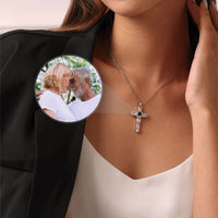 Thumbnail for Cross Photo Necklace