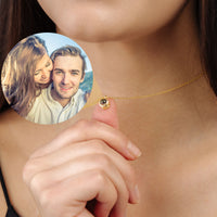 Thumbnail for Circle Photo Necklace