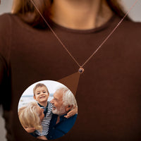 Thumbnail for Circle Photo Necklace