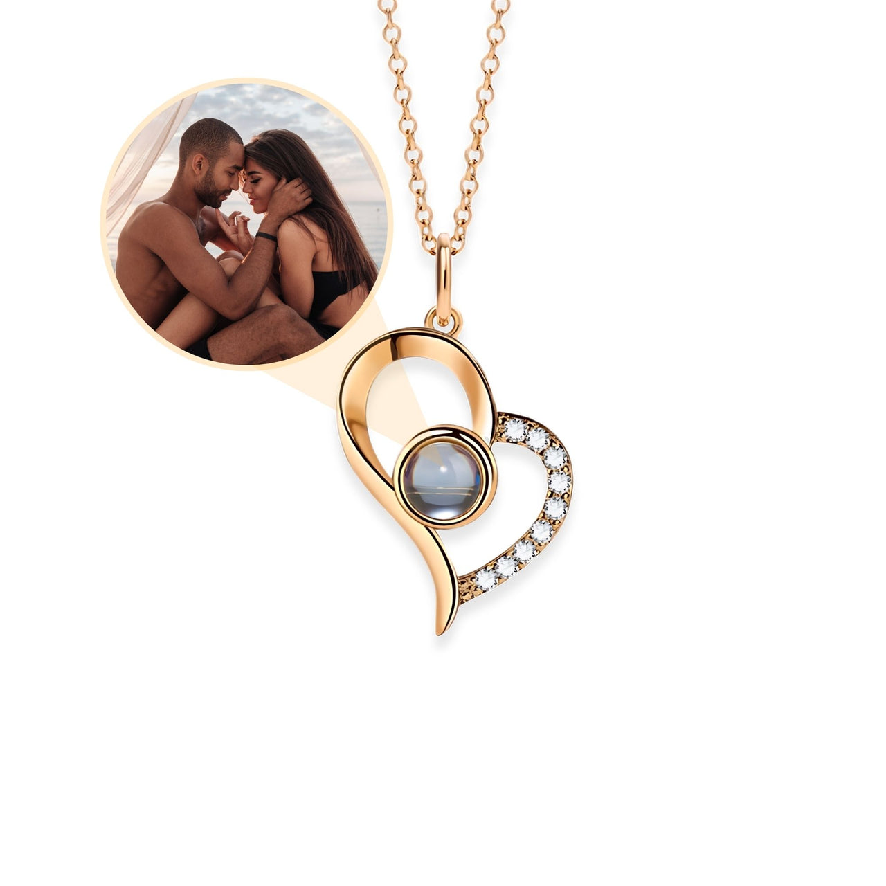 Collier Photo Romantique