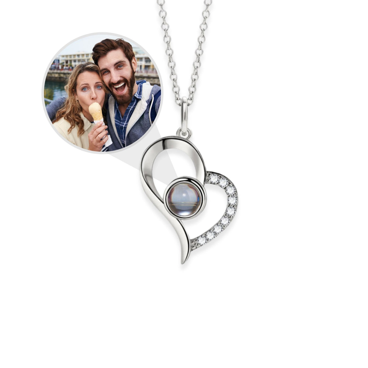 Collier Photo Romantique