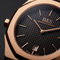 Thumbnail for Black King men's watch, dial close-up – Brother & Sisters (SKU 01122019-black-king)