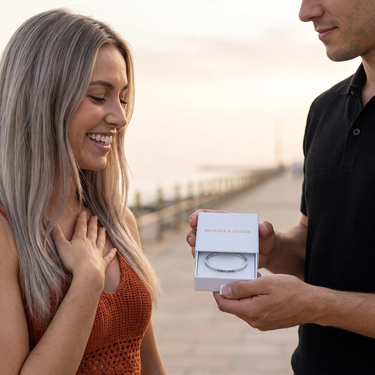 Carpe Diem, silver bracelet — gift reveal | SKU: cp-rg