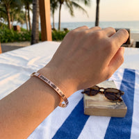 Thumbnail for Graduation gifts for her — worn, real size, rose gold | SKU: 4214557-imitation-rhodium-plated