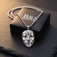 Thumbnail for Vendetta Necklace Silver – in the Brother & Sisters gift box | Brother & Sisters | SKU: White Gold