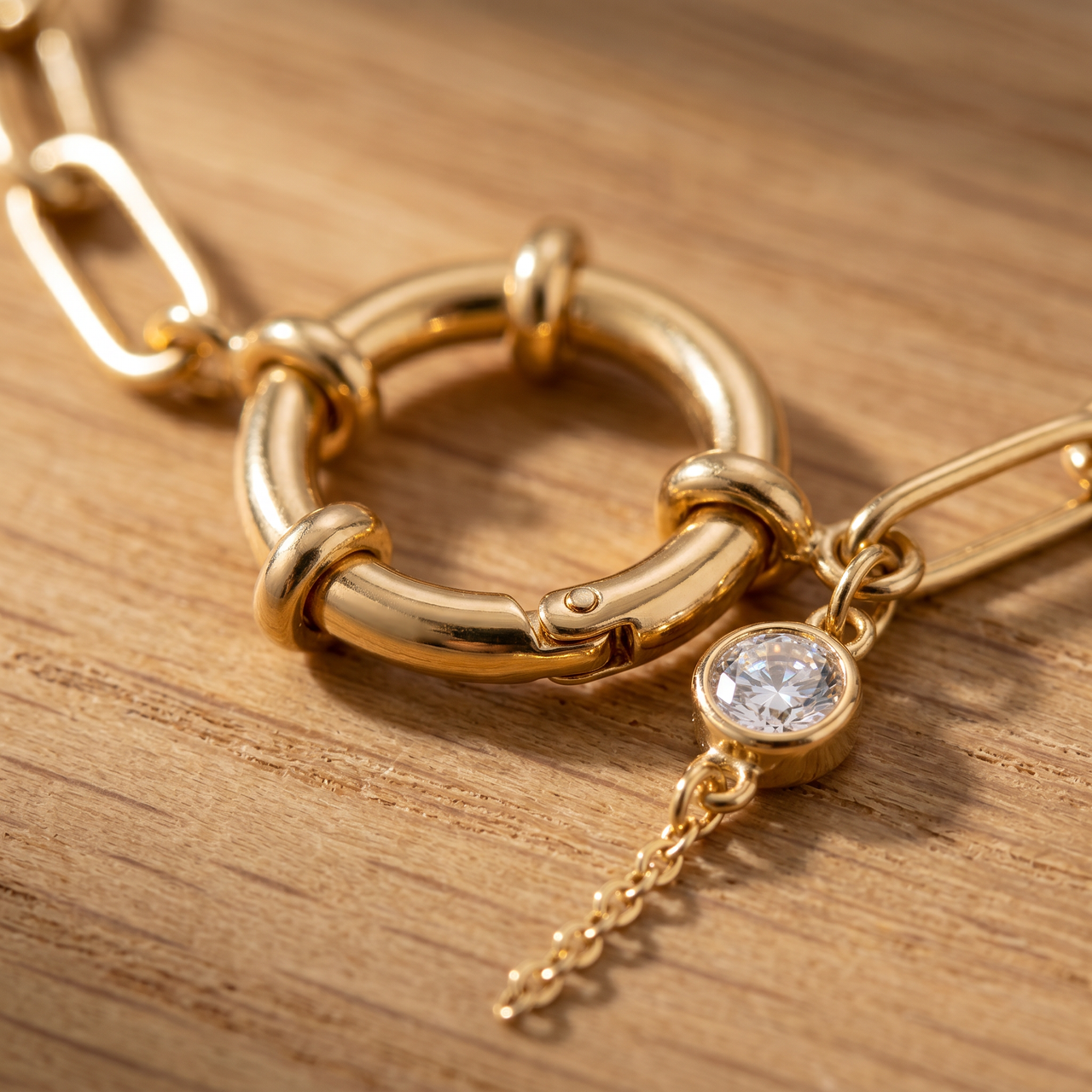 Fußkette mit Karabiner