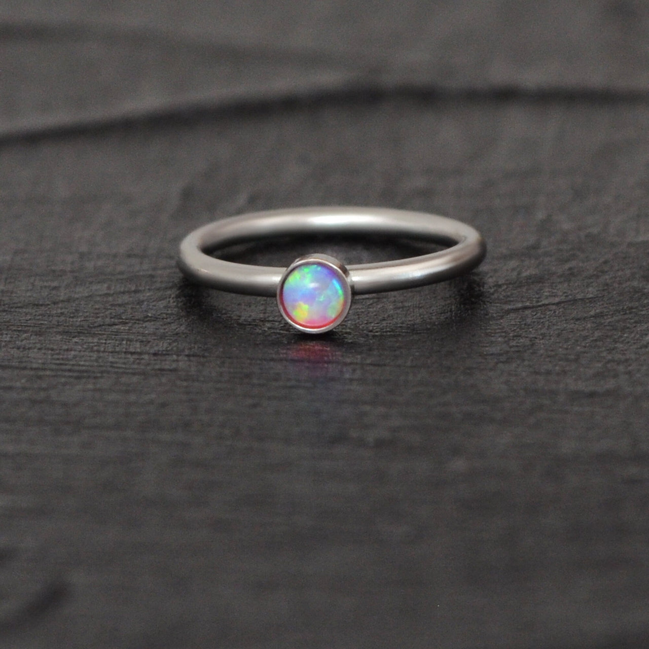 Opalescent Nose Ring