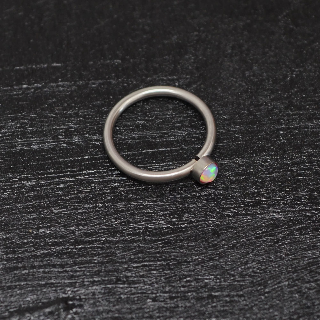 Opalescent Nose Ring