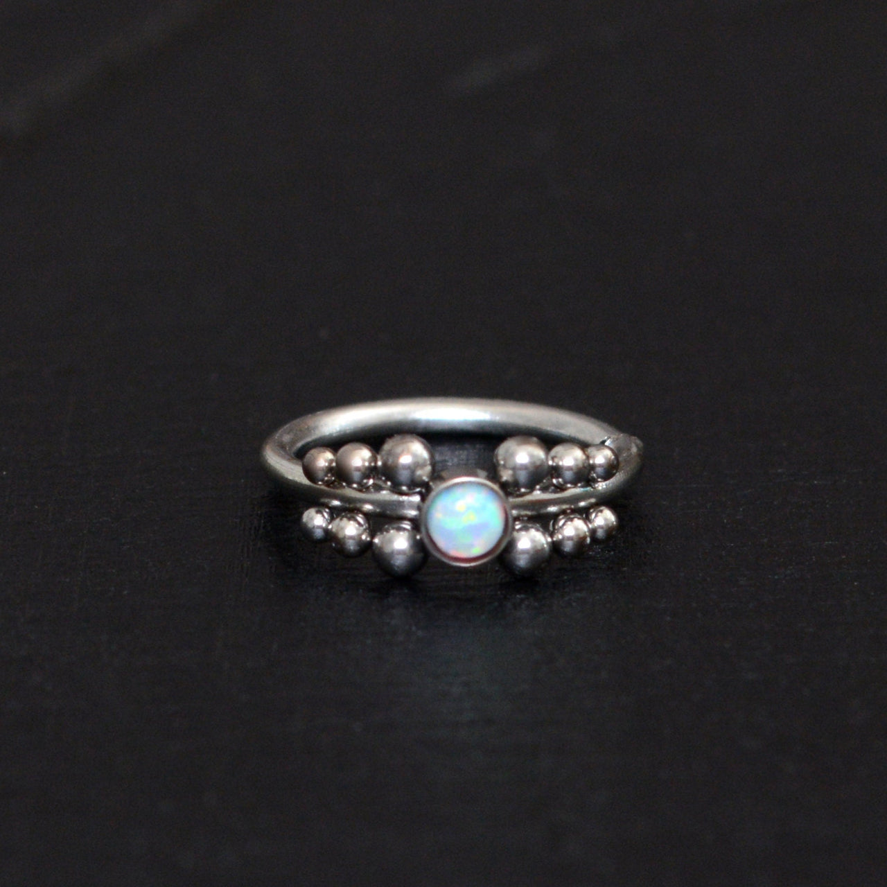 Opalized Nose Ring