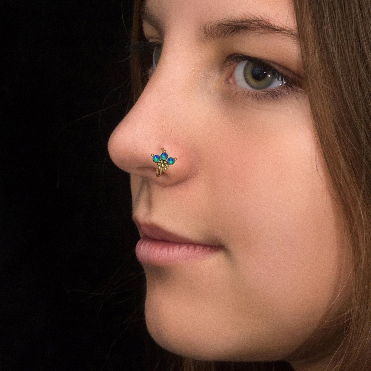 Emerald Nose Ring