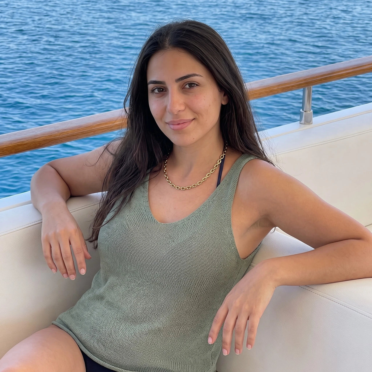 The Chain, gold necklace — leisure | SKU: lachaine