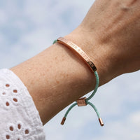 Thumbnail for La Menthe, rose gold bracelet — close up | SKU: lamenthe-rg