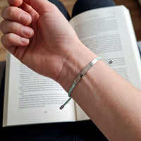 Thumbnail for La Menthe, silver bracelet — real size | SKU: lamenthe-wg
