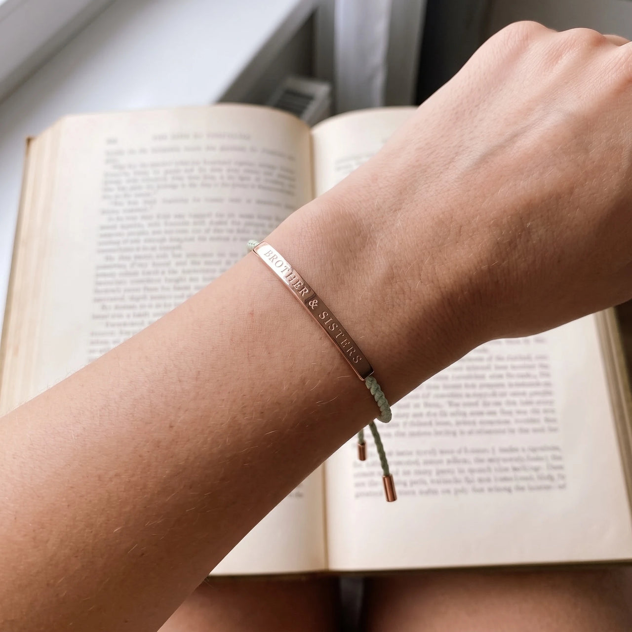 La Nature, rose gold bracelet — real size | SKU: lanature-rg