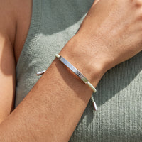 Thumbnail for La Nature, silver bracelet — close up | SKU: lanature-wg